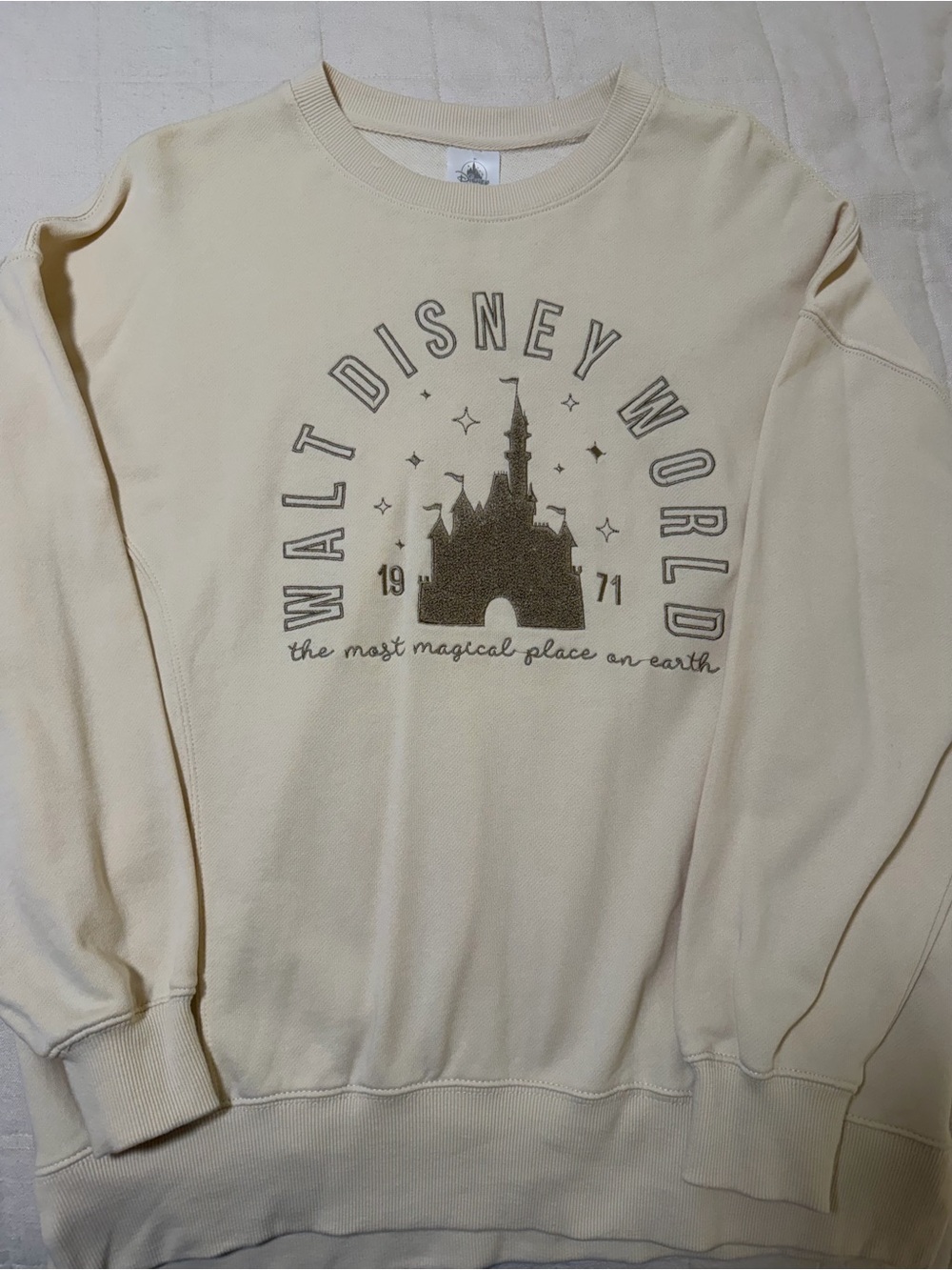 Walt Disney World Cream Crewneck Sweatshirt